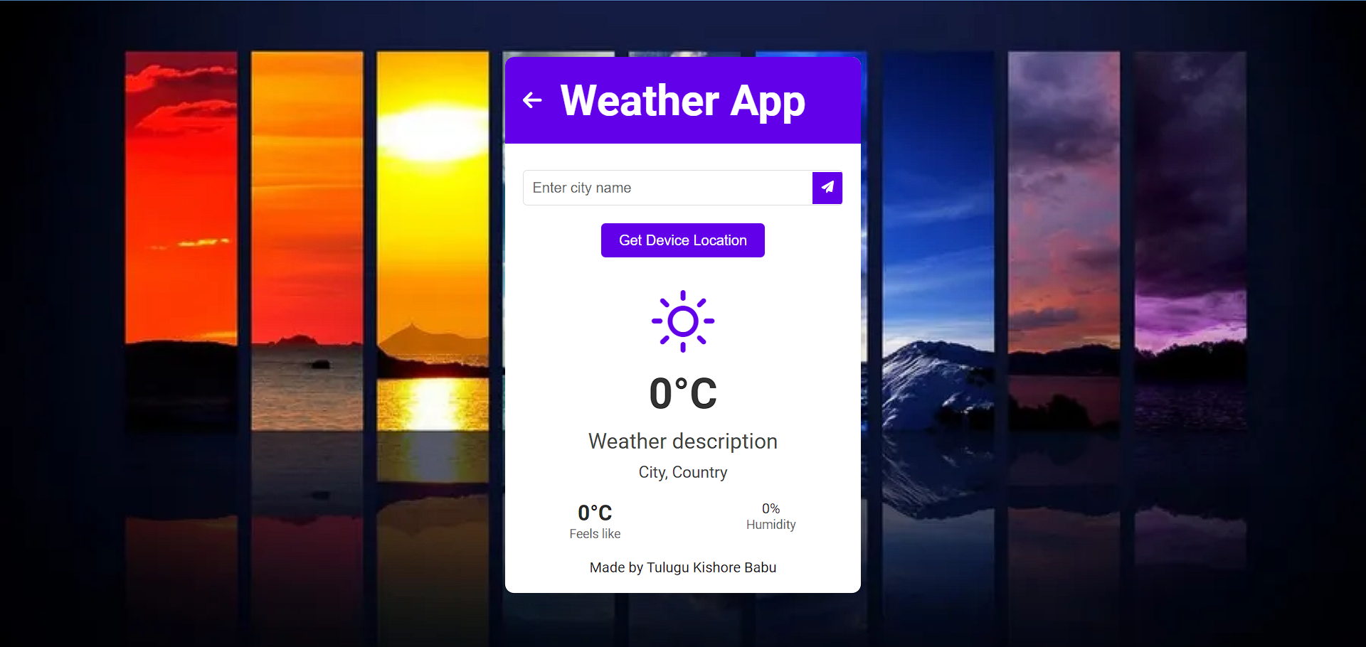 Weather App